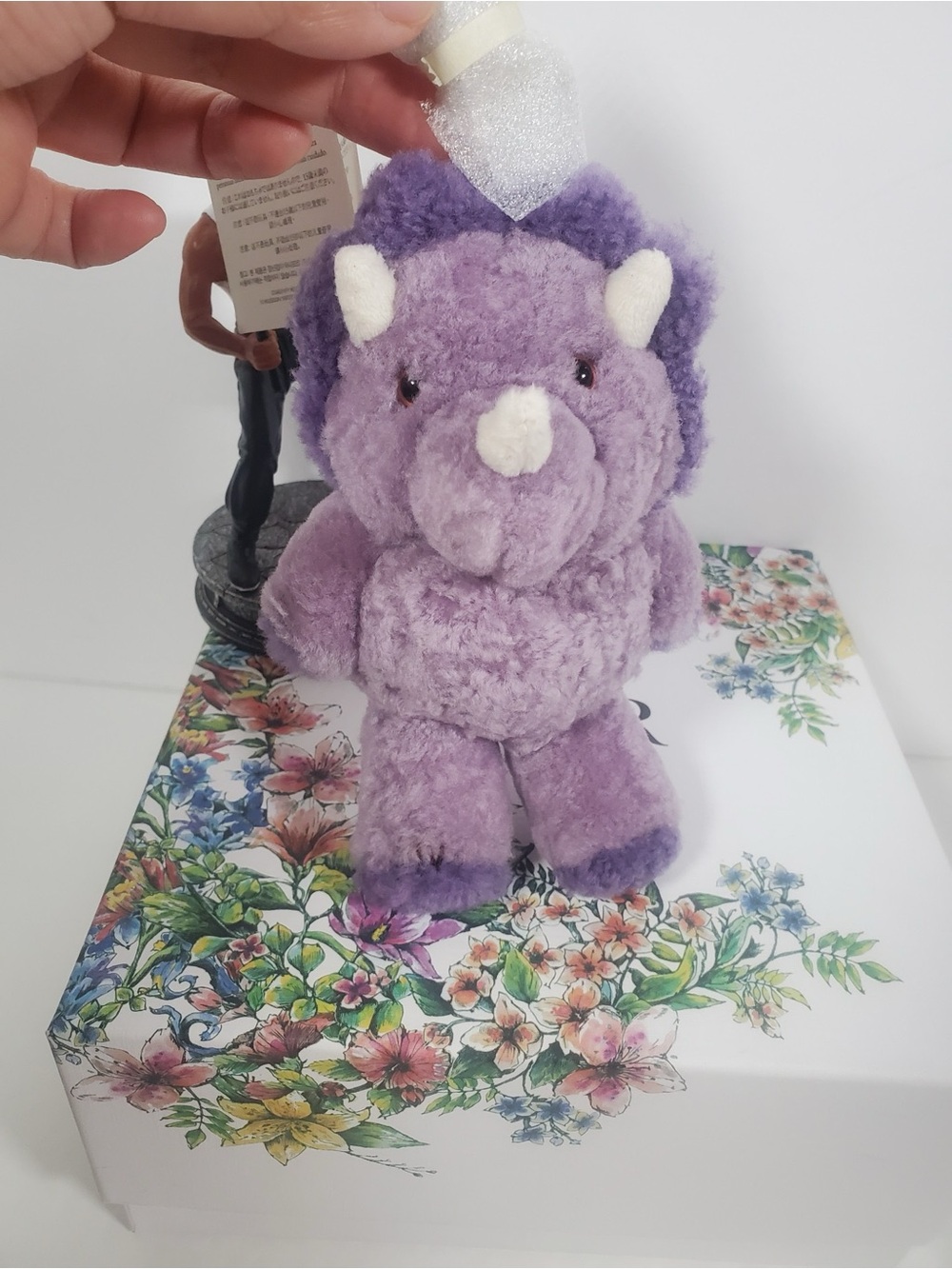 Coach Rexy 10th Birthday Trixy Dinosaur Bag Charm Purple Shearling & Leather NWT